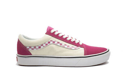 Vans Men's Comfy Cush Sidestrip Check Old Skool Sneakers - Sneakermaniany