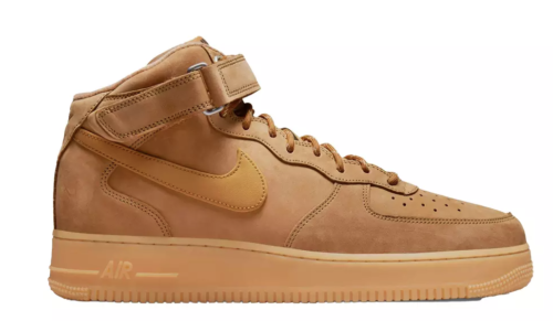 Nike Men's Air Force 1 Mid '07 'Flax' Basketball Shoes - Sneakermaniany