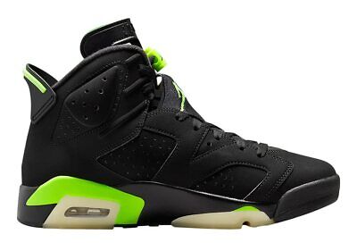 Nike Men's Air Jordan 6 Retro Electric Green Basketball Shoes - Sneakermaniany